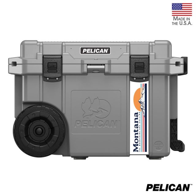 Pelican 45qt Elite Wheeled Cooler Charcoal 1