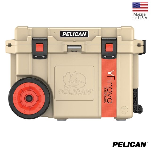 Pelican 45qt Elite Wheeled Cooler Khaki 1