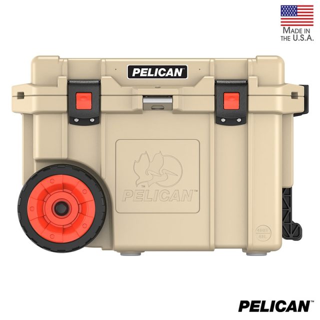 Pelican 45qt Elite Wheeled Cooler Khaki 2